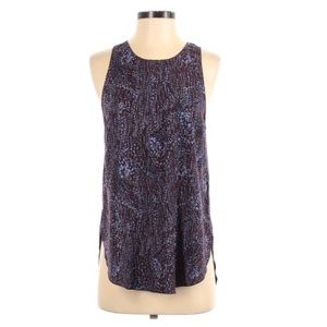 WILFRED Sleeveless purple blue blouse top